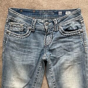 Miss me vintage light blue wash denim skinny jeans